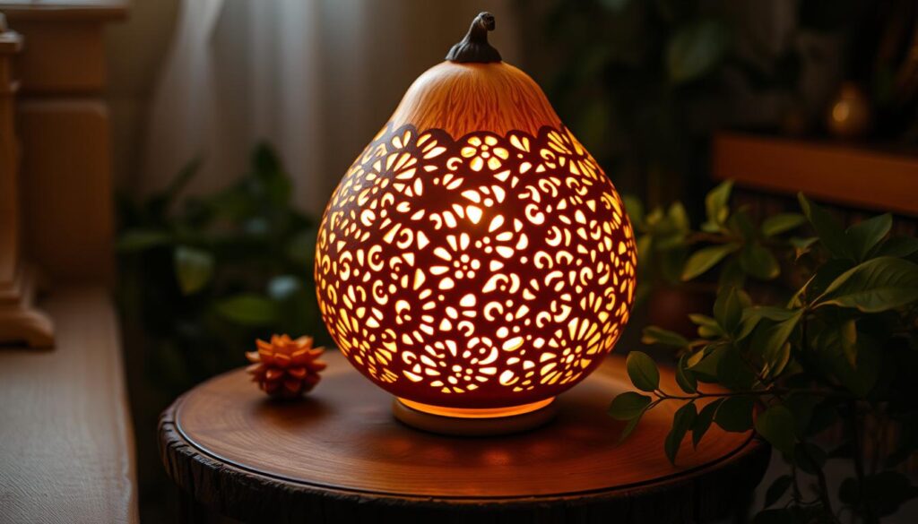decorative gourd lamp